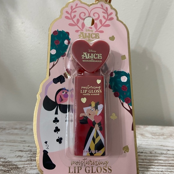 Disney Other - Disney Pink and Gold Alice in Wonderland Moisturizing Lip Gloss